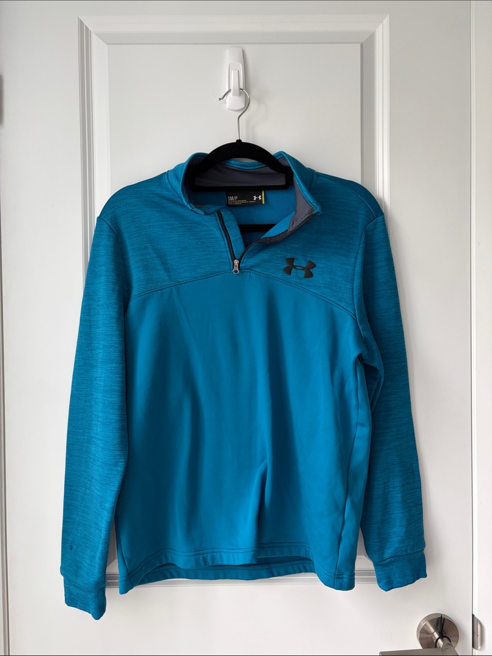 Under Armour Teal Quarter Zip Sweater
